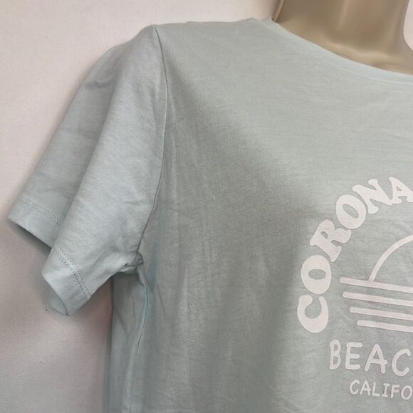 Charlie Holiday Baby Blue Corona Del Mar beach club everyday tee size 4 NWT - Picture 9 of 14